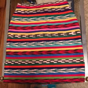 Vintage Guatemalan High Waisted Skirt